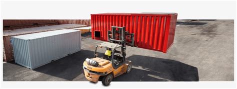 Thou if i wasn't hours from the nearest town i'd call up the local mobile forklift company and have them come out and move it. Port Shipping Containers Divider - Forklift Container 20ft ...