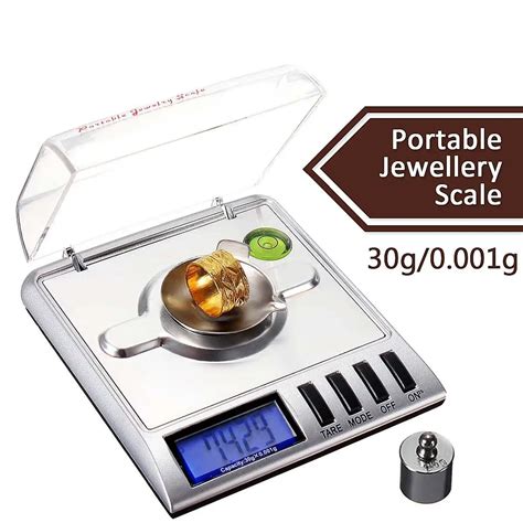 For Pocket 30g X 0001g Mini Digital Jewelry Diamond Gold Gram Balance