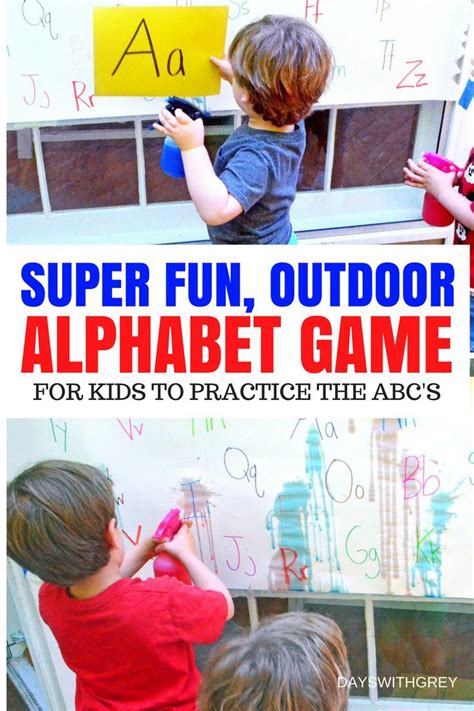 Alphabet Game For Preschoolers Learn The Abcs Using Fine Motor And
