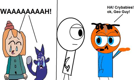 Higor And Geo With Peg And Cat Crying By Higorpmatos2005 On Deviantart