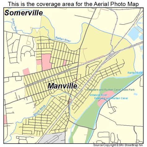Aerial Photography Map Of Manville Nj New Jersey