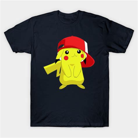 Pikachu With Ash Hat Ace69 T Shirt Teepublic