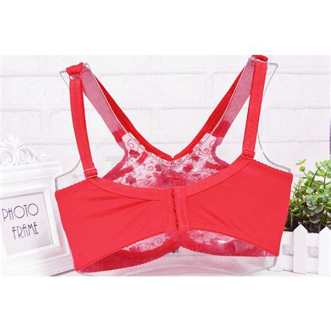 See Through Embroidery Lace Plus Size Minimiser Full Cup Bra B C D Dd E F Cup Ebay