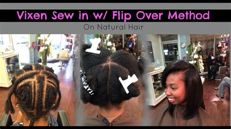 Afro Texture Hair Gets Vixen Sew Inflip Over Method La Stylist Lee