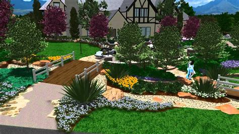 3d Landscape Design Virtual Presentation Studio Presents Garden View