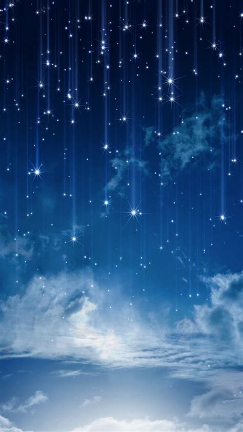 Sky Bright Moon Iphone Stars Wallpaper Best Iphone Wallpaper Galaxy