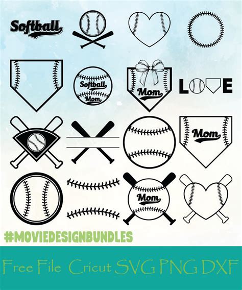 These can be used in website whatever might be the purposes it can be used everywhere. SOFTBALL MONOGRAM FRAMES FREE DESIGNS SVG, PNG, DXF FOR ...
