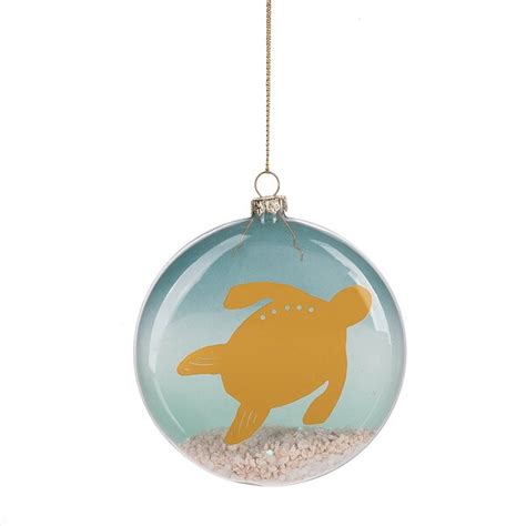 The Holiday Aisle Printed Sea Turtle Christmas Ornament Reviews