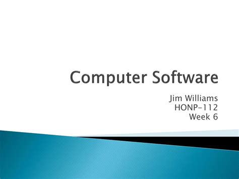 Ppt Computer Software Powerpoint Presentation Free Download Id8782537