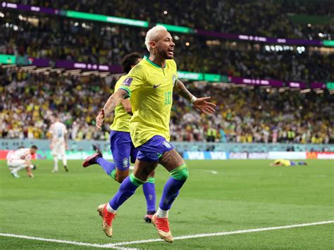 Neymar Equals Peles Goalscoring Record For Brazil With World Cup