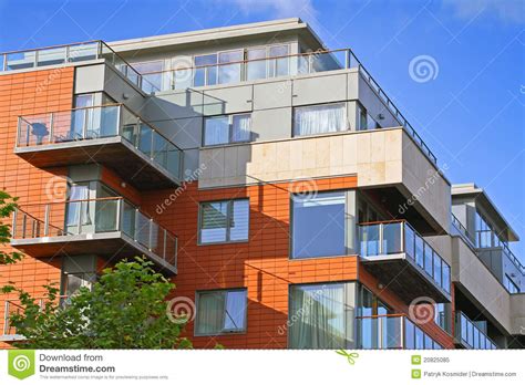 New Apartments Stock Image Image Of Buildings Balconies