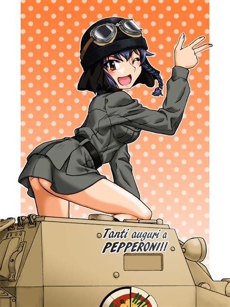 Pepperoni Girls Und Panzer Drawn By Oosaka Kanagawa Danbooru