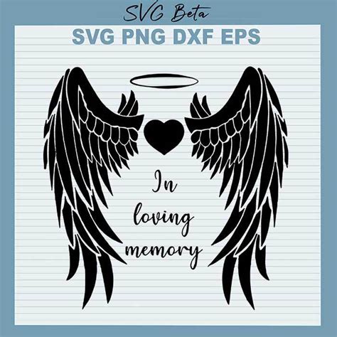 View 21 Loving Memory Angel Wings Svg Learnmeasureiconic
