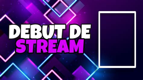 Debut De Stream Stream Online Overlay Twitch Gratuit Animé Et