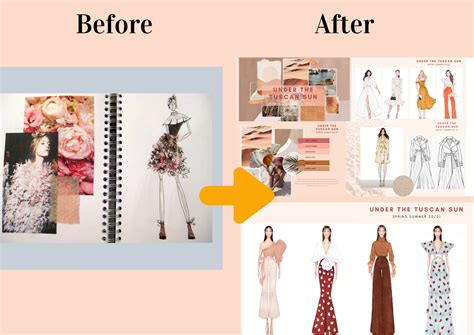 Fashion Portfolio Template Page PDF Download Off La Mode College