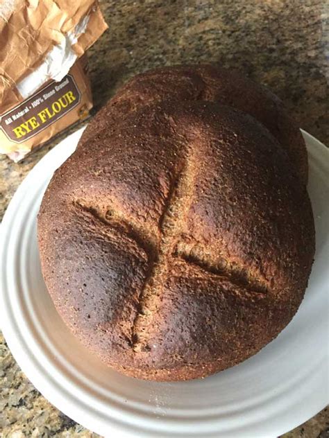Rye can also be used to make crisp breads, which are popular in scandinavian. German Dark Rye Round Loaves - Cookie Madness