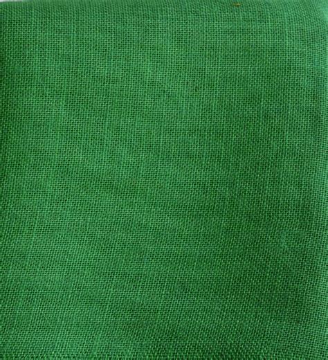 Green Burlap Fabric Natural Ecofriendly Fabric 100 Percent
