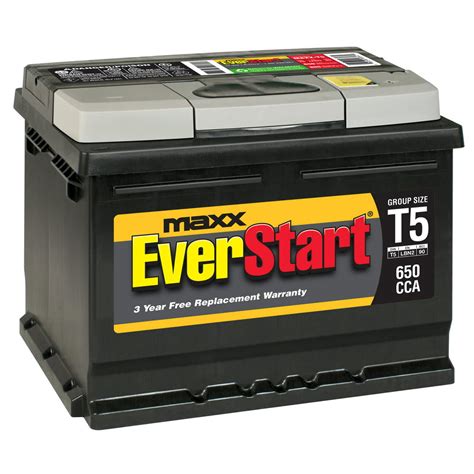 Everstart Maxx Lead Acid Automotive Battery Group Size T5 12 Volt650