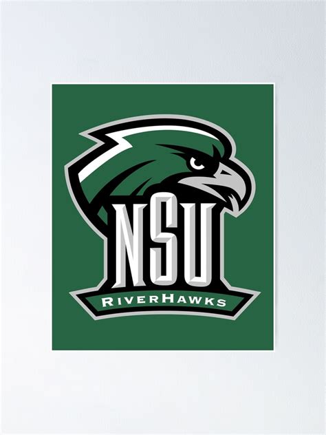 Top Searching River Hawks Northeastern State Logo Poster By