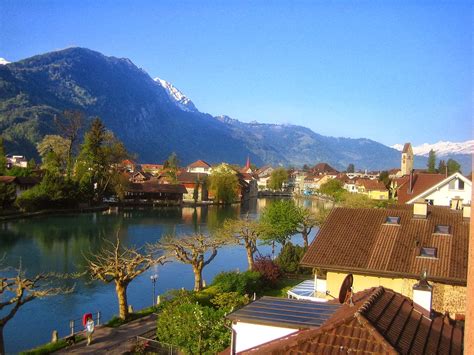 World Beautifull Places Interlaken Nice City Of Switzerland Beautiful