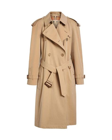 Lyst Burberry The Long Chelsea Heritage Trench Coat In Natural Save