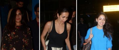 malaika arora and yami gautam look fashionable as they step out in the city newstrack english 1