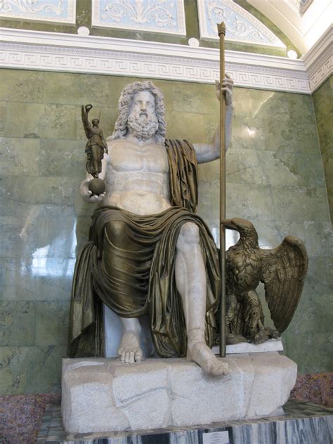 Like our modern olympics, athletes traveled from. Hermitage Replica of the Statue of Zeus at Olympia ...