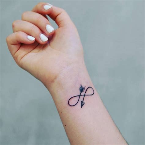 Infinity Arrow Tattoo Infinity Tattoo On Wrist Small Infinity