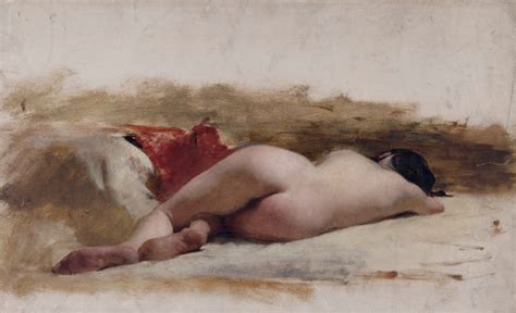 Reclining Female Nude Viewed From The Back Works Of Art Ra