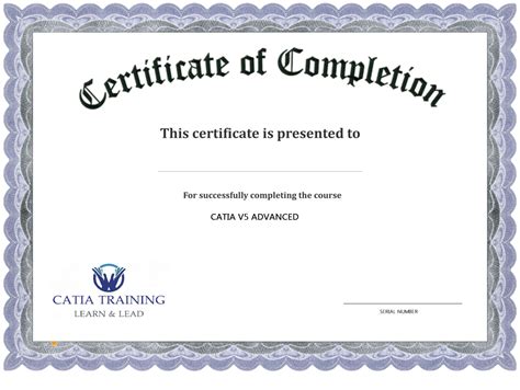 Certificate Of Completion Templates Excel Pdf Formats