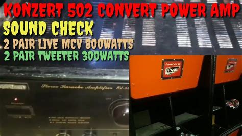 Schematics >> audio / amplifiers. KONZERT 502A UPGRADE POWER AMP...SOUND CHECK - YouTube