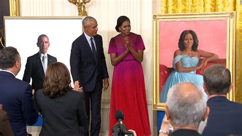 Watch The Obamas Speeches After Unveiling White House Portraits Cnn