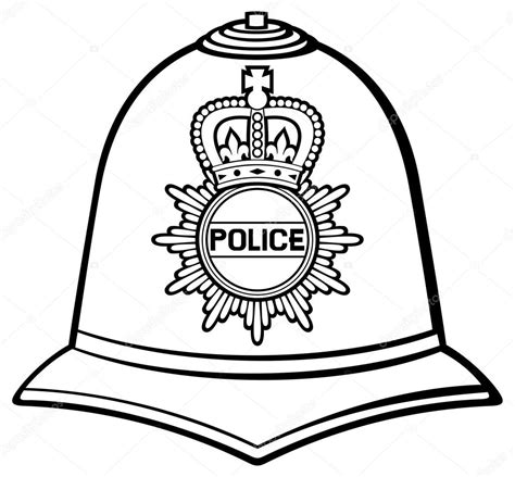 British Police Helmet Stock Vector By ©tribaliumivanka 50289351