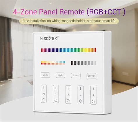 B4 Miboxer 4 Zone Panel Remote Rgb Cct