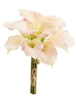 11 Calla Lily Bundle X12 Soft Pink Silk Flower Depot