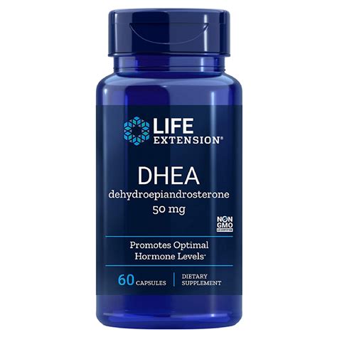 life extension dhea dehydroepiandrosterone 50 mg 60 vegetarian capsules