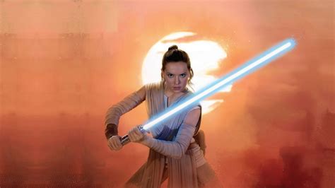Wallpaper Star Wars Lightsaber Jedi Daisy Ridley Guitarist