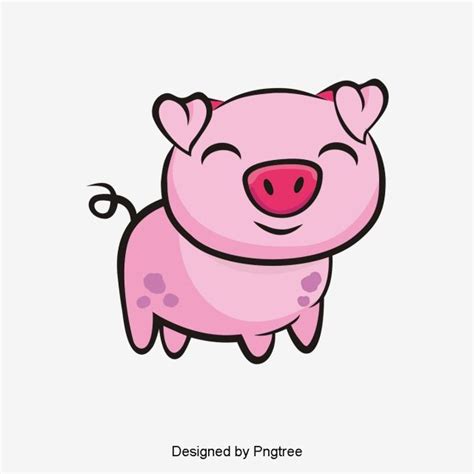 Pink Cute Little Pig Clipart De Cerdo Cerdo Cerdo Rosa Png Y Psd