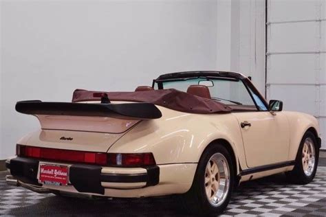 1989 Porsche 911 Turbo Cabriolet In Apricot Beige Only 21700 Miles For