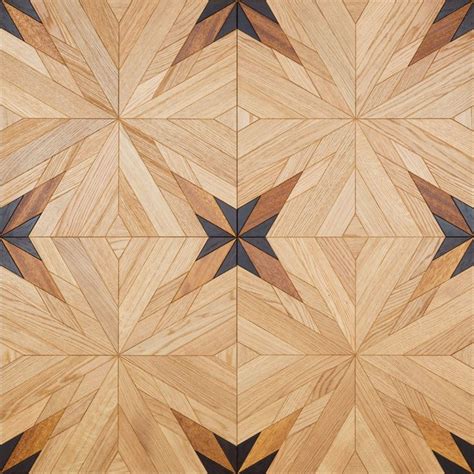 Oak Painted Italian Walnut And Teak Element7 Wood Floor Pattern