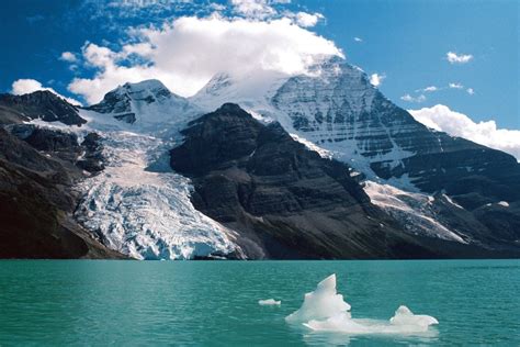 Monte Robson Y El Lago Berg Montañas Rocosas Canadienses 74318