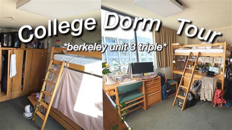 College Dorm Tour Uc Berkeley Unit 3 Triple Youtube