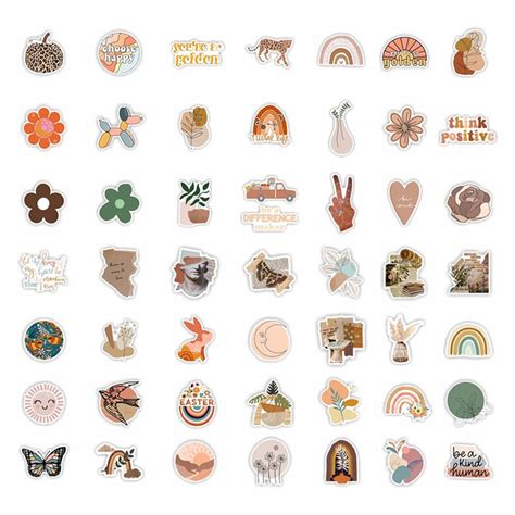 Aesthetic Stickers Minimalist Stickers Laptop Stickers Etsy Canada