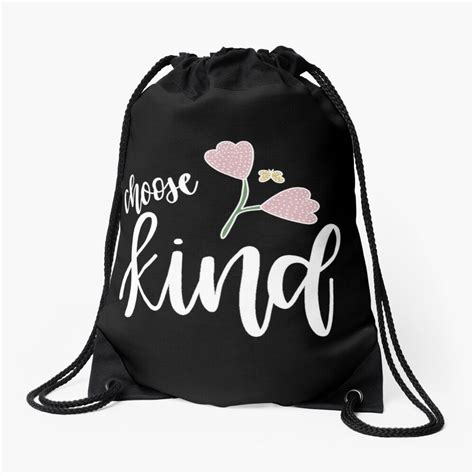 Choose Kind Drawstring Bag By Valentinahramov Bags Drawstring Bag Choose Kind