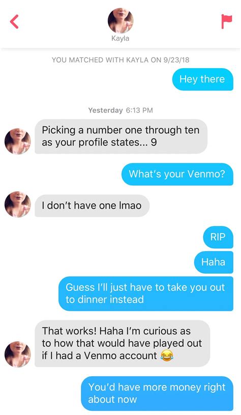 Tinder Phone Number Pick Up Line