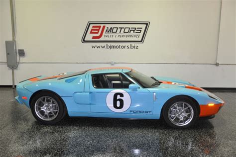 2006 Ford Gt Gt40 Heritage Gulf Edition Only 2k Miles Beautiful 4 Option Gt