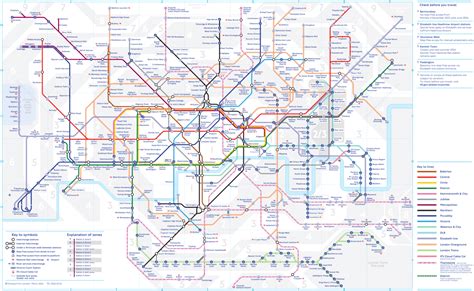 Lev Svítání Publikum London Underground Tube Map Lanovka Vydejte Se Na Pěší Turistiku Pata