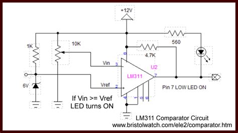 Lm358 Comparator Circuit Diagram Circuit Diagram