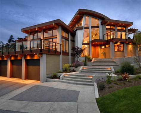 If your garage has a flat roof or if you re planning to build a garage that s next to your home but below. Deck Over Garage Home Design Ideas, Pictures, Remodel and ...