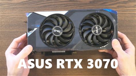 Asus Geforce Rtx 3070 8gb Dual Fan Unboxing Youtube
